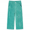 Vidaxl kinderbroek 128 ribfluweel mintgroen