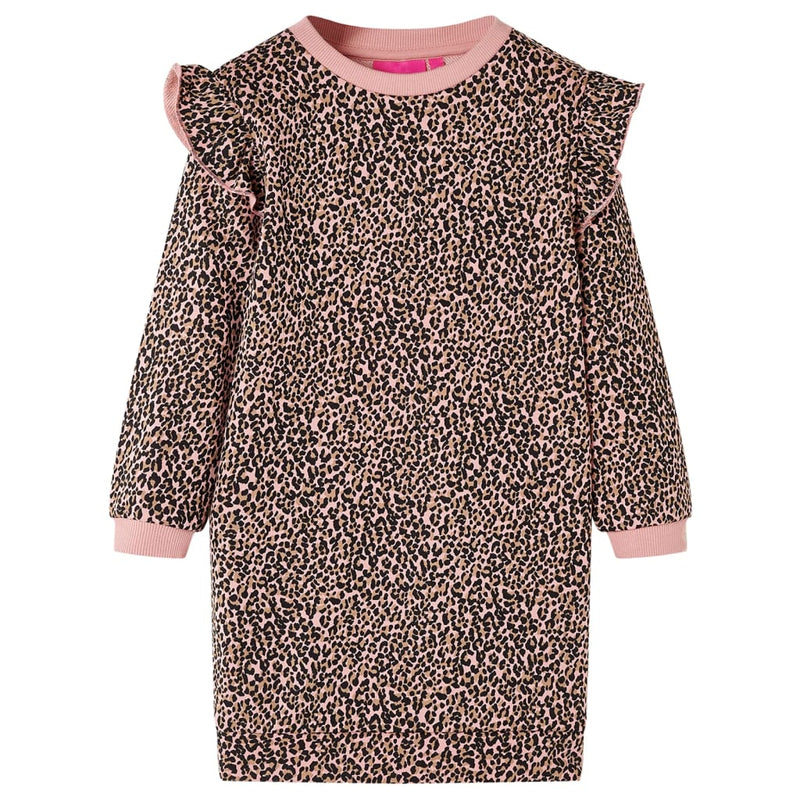 Vidaxl kinderjurk 104 middelroze