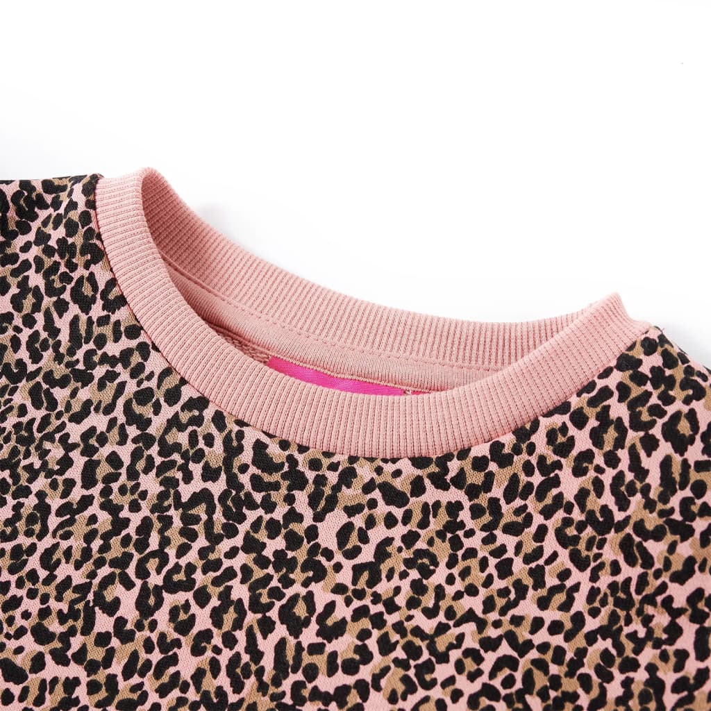 Vidaxl kinderjurk 104 middelroze