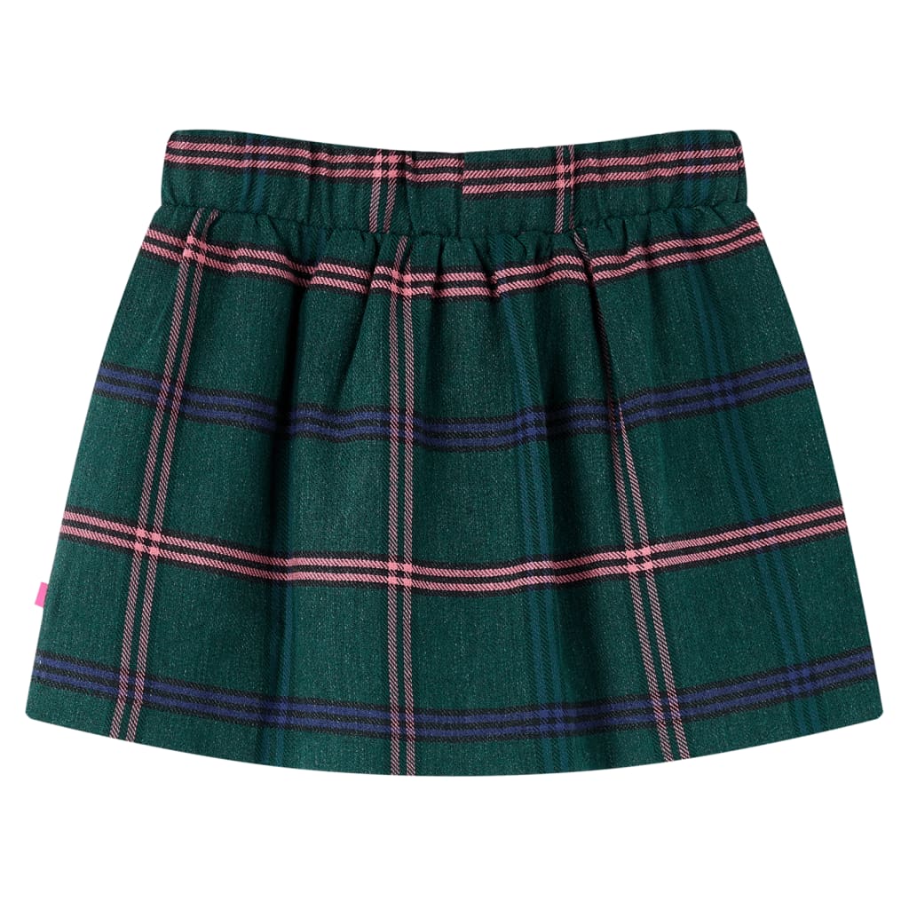 Vidaxl Skirt per bambini 116 Greeno scuro