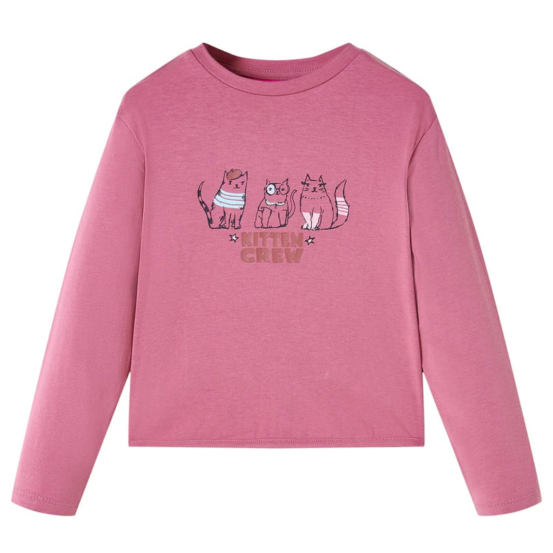 Camicia per bambini Vidaxl con maniche lunghe 92 Raspeld