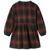 Abito per bambini Vidaxl con maniche lunghe 92 Cognac Colorato