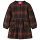 Abito per bambini Vidaxl con maniche lunghe 116 Cognac Colorato