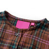 Abito per bambini Vidaxl con maniche lunghe 128 cognac color