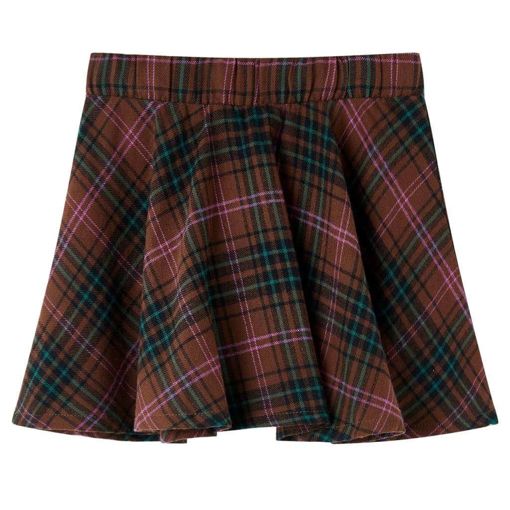 Vidaxl kinderrok 128 cognackleurig