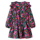 Abito per bambini Vidaxl con maniche lunghe 92 rosa brillante