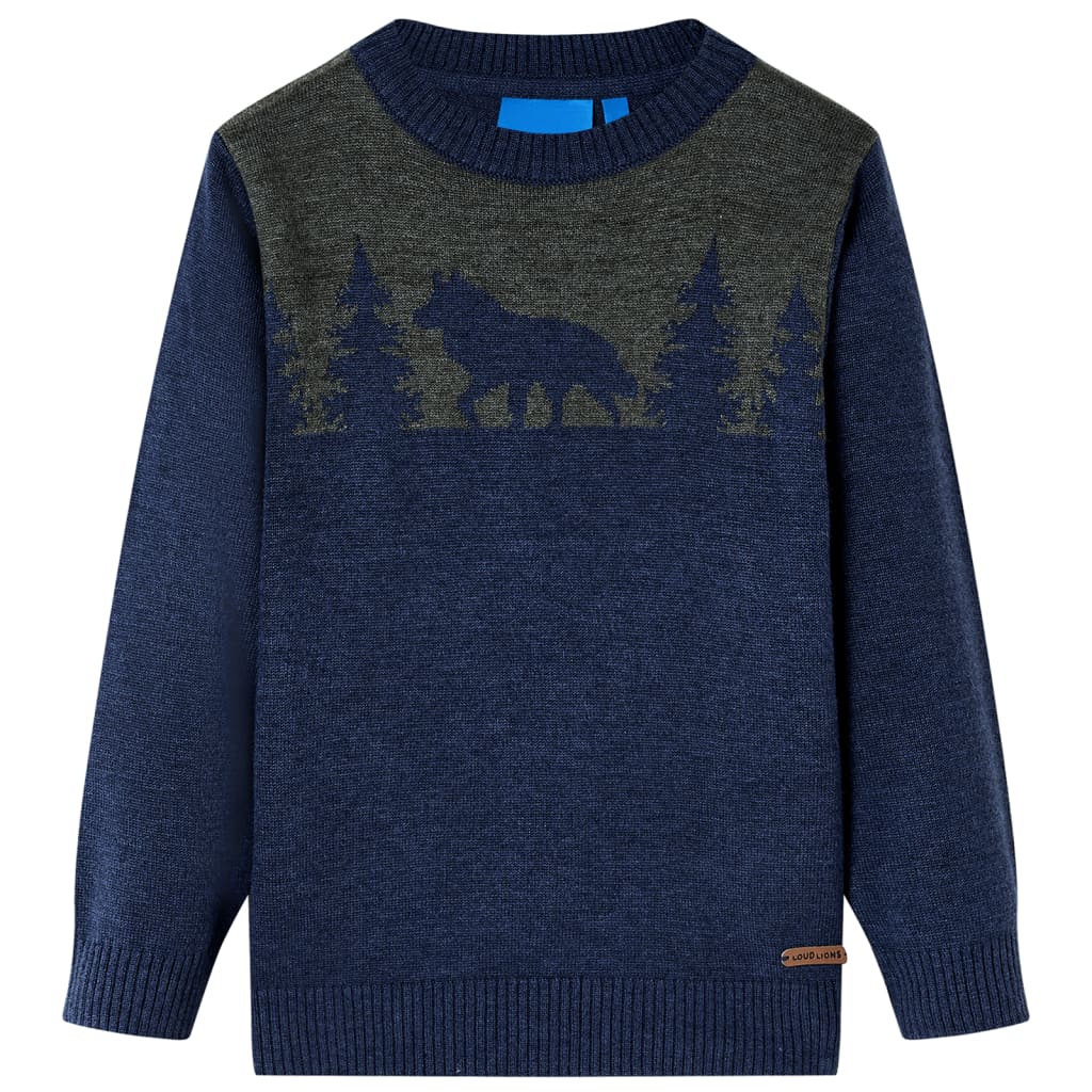Vidaxl SWEATER CHIEDS MWILED 104 BLU blu navy
