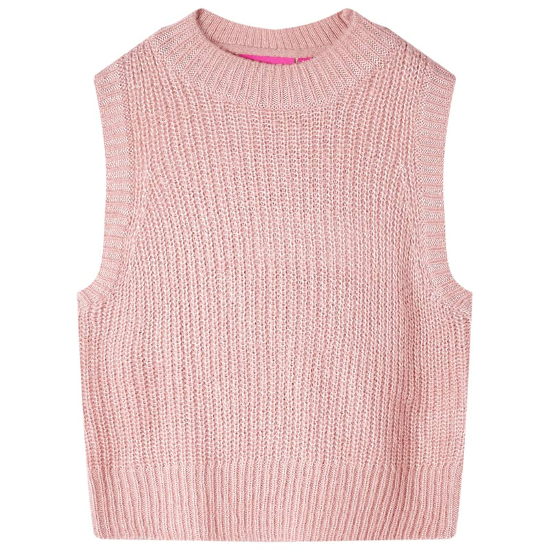 Vidaxl kinderspencer gebreid 104 lichtroze