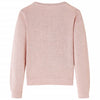 Chaleco infantil de Vidaxl tejido 116 rosa suave