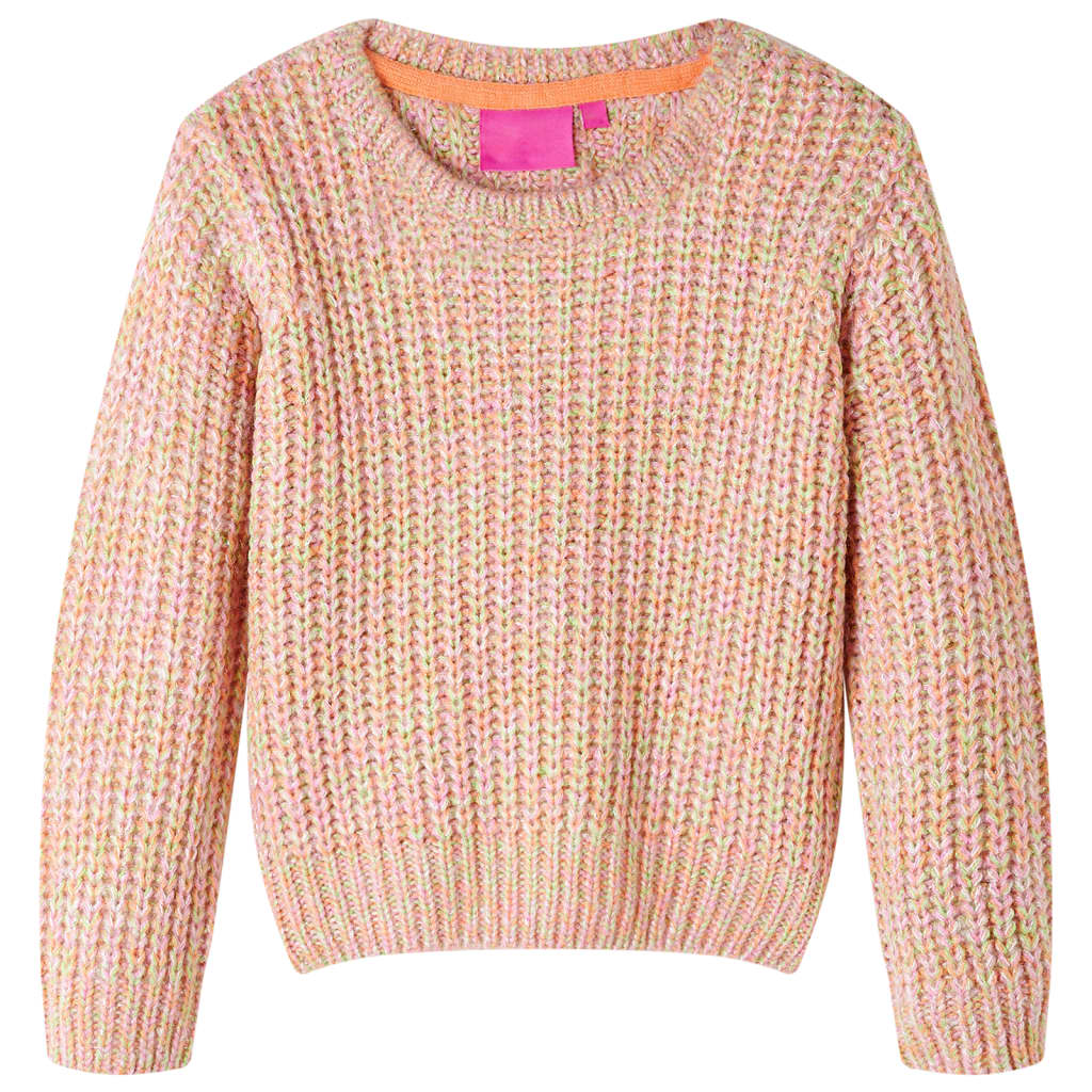 Vidaxl Swater per bambini a maglia 116 Pink morbido