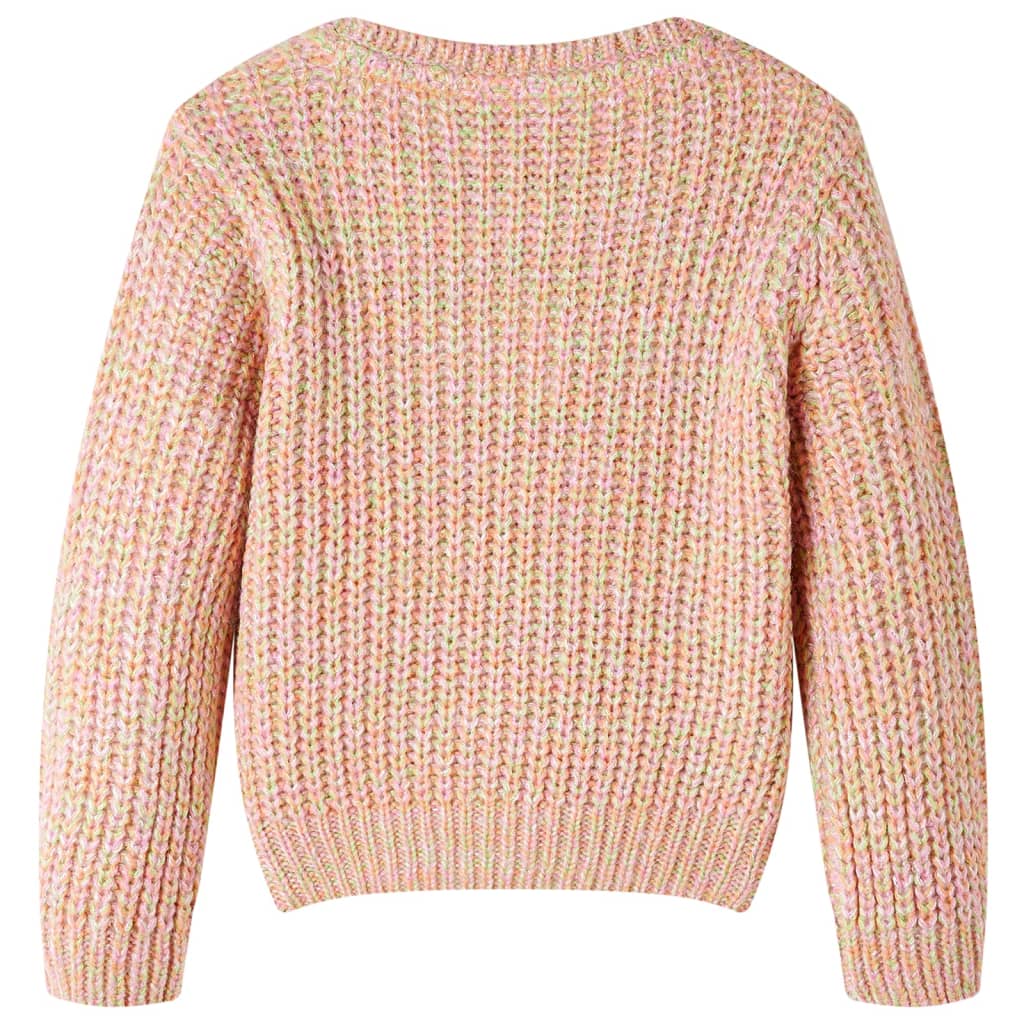 Vidaxl Swater per bambini a maglia 116 Pink morbido