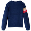 Vidaxl kindertrui gebreid 140 marineblauw