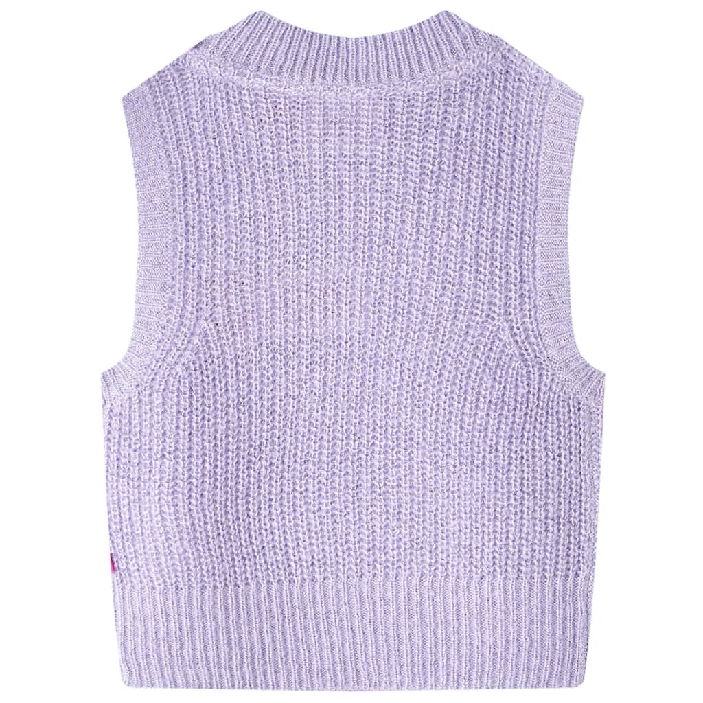 Vidaxl kinderspencer gebreid 92 lichtlila