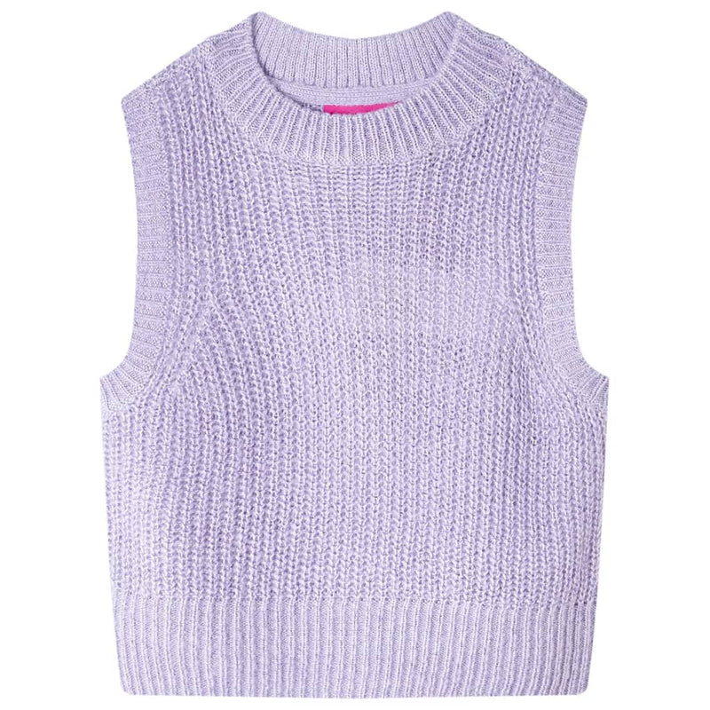 Vidaxl kinderspencer gebreid 104 lichtlila