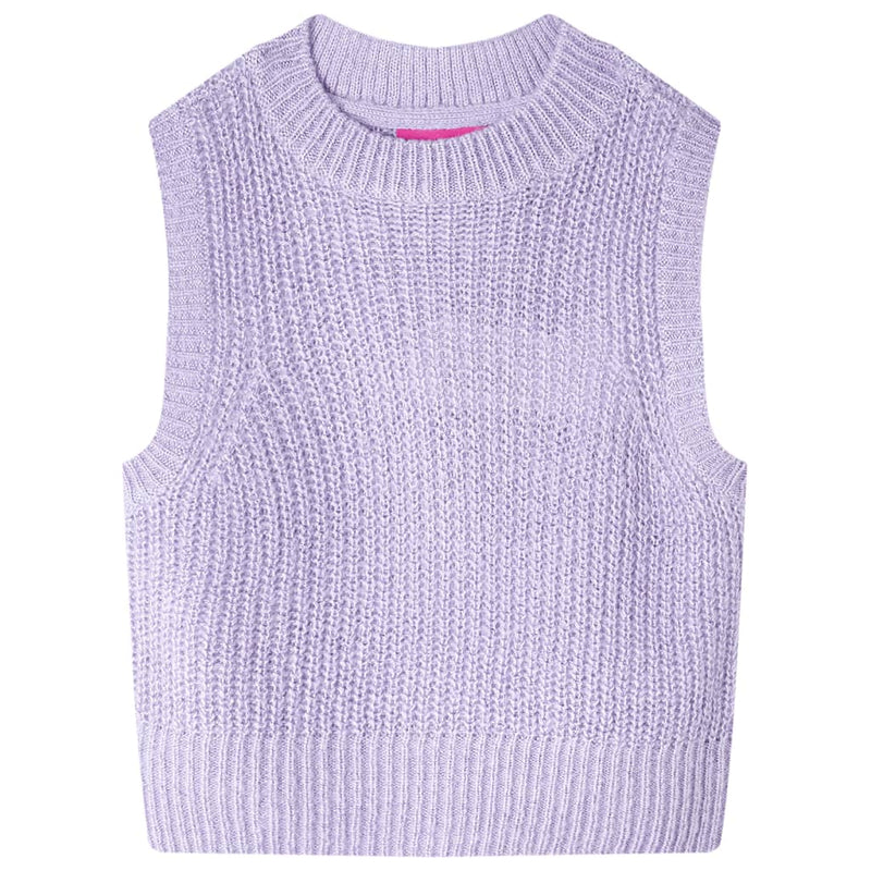 VidaXL Kinderspencer gebreid 140 lichtlila