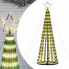 VIDAXL CONE LIGHT 275 LED WHITE CALDO 180 CM