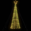VIDAXL CONE LIGHT 275 LED WHITE CALDO 180 CM