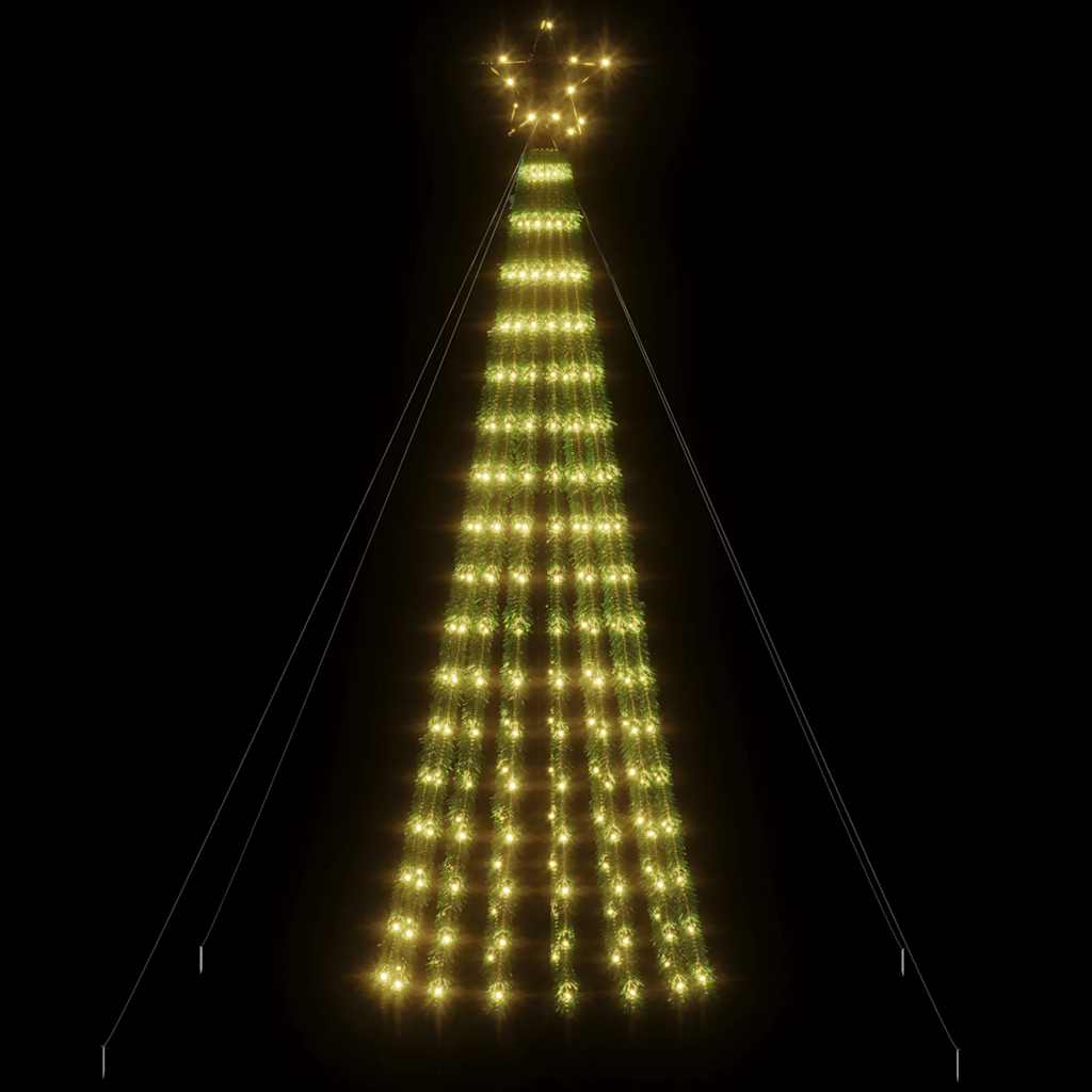 VIDAXL CONE LIGHT 275 LED WHITE CALDO 180 CM