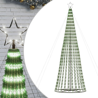 Vidaxl LED Tree de Navidad 688 LED WHITE CRIO 300 cm