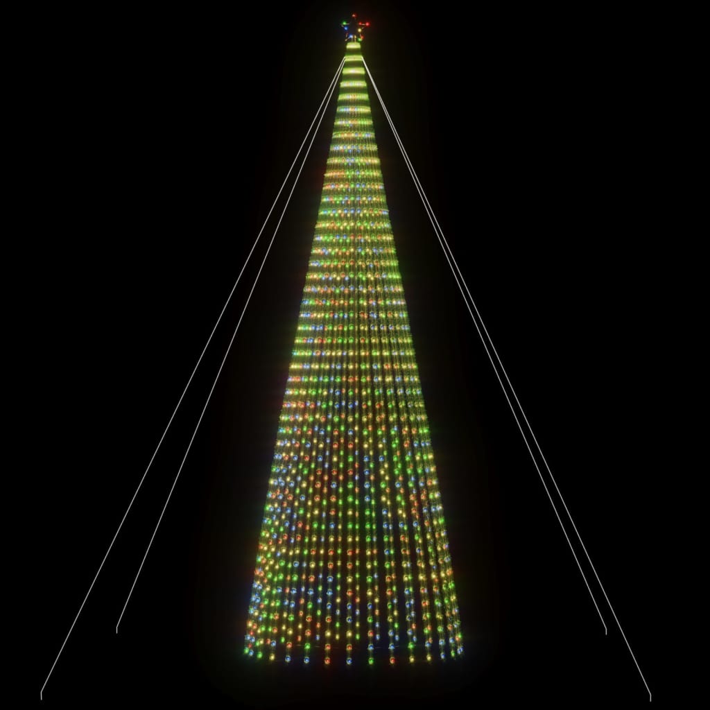 Vidaxl Light Cone 1544 LED multi -colorati 500 cm