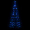 Cono de luz Vidaxl en la bandera 200 LED azul 180 cm