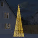 Vidaxl LED Tree di Natale a Vlaggenmast 1534 LED White White 500 cm