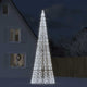 Árbol de Navidad LED Vidaxl en la bandera 1534 LED White Cold White 500 cm