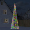 Vidaxl Light Cone su flagpole 1534 LED multicolore 500 cm
