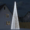 Albero di Natale a LED Vidaxl su bandiera 3000 LED bianchi freddi 800 cm
