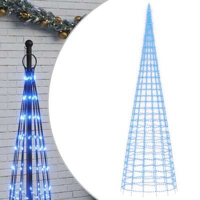 Vidaxl LED Tree de Navidad en la bandera 3000 LED 800 cm azul