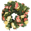 Vidaxl Garlands natalizie con fiori 6 St 250 cm Spring Sunset Red