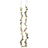 Vidaxl Garlands natalizie con fiori 6 St 250 cm Spring Sunset Red
