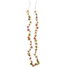 Vidaxl Garlands natalizie con fiori 6 St 250 cm rosa -re