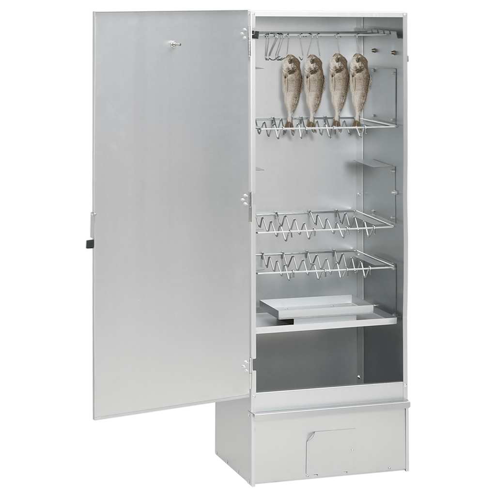 Ahumador BBQ Vidaxl con generador de humo frío en acero galvanizado