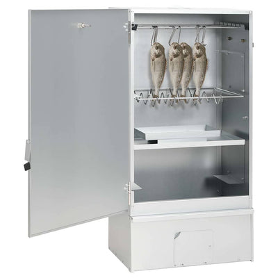 Ahumador BBQ Vidaxl con generador de humo frío en acero galvanizado