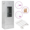 Affumicatore BBQ Vidaxl con generatore di fumo freddo in acciaio zincato