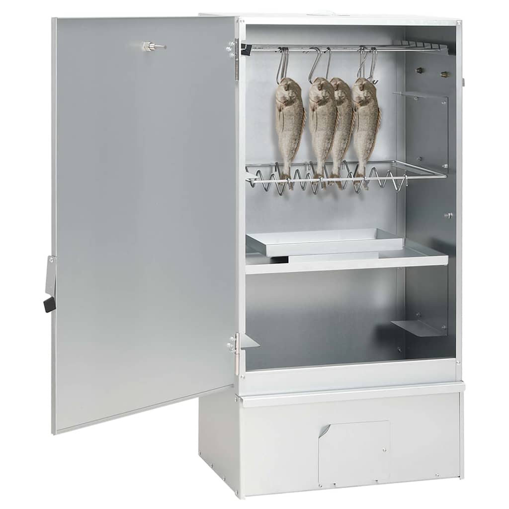 Affumicatore BBQ Vidaxl con generatore di fumo freddo in acciaio zincato