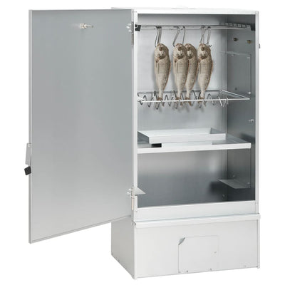 Ahumador BBQ Vidaxl con generador de humo frío en acero galvanizado