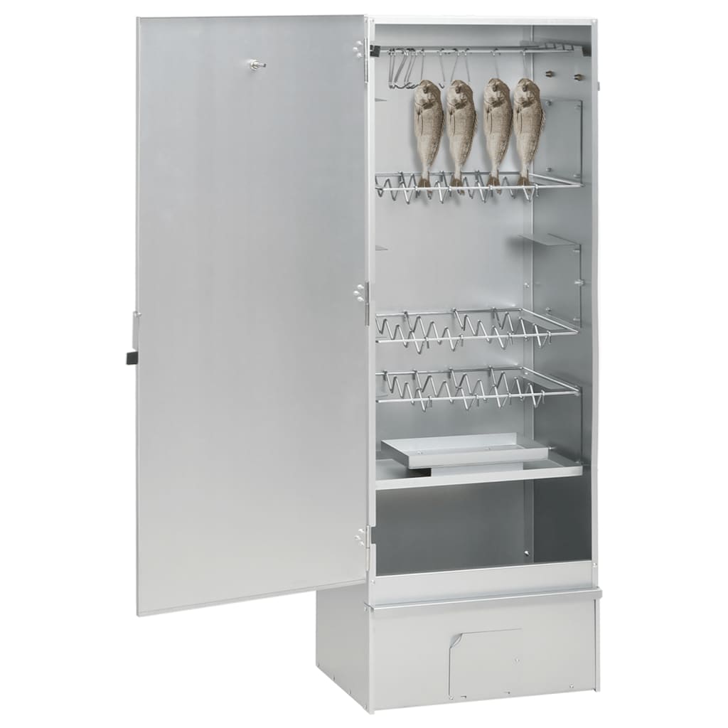 Affumicatore BBQ Vidaxl con generatore di fumo freddo in acciaio zincato
