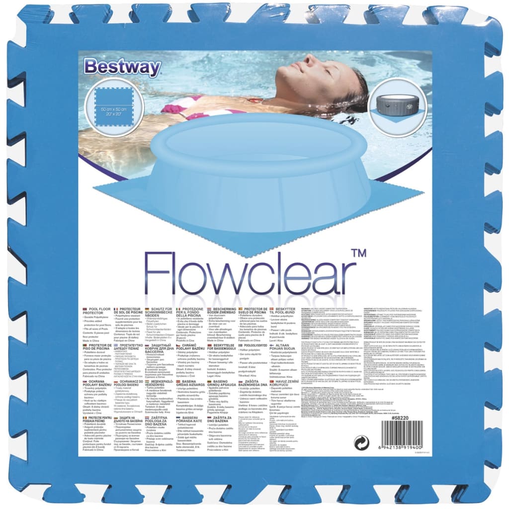 Protettori della base della piscina bestway 8 St Blue 58220