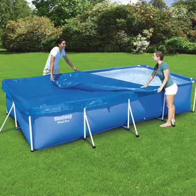 Copertina di piscina per nuoto a flusso bestway 400x211 cm