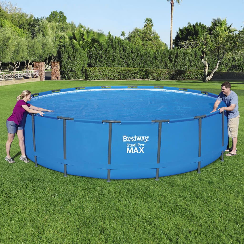 Copertina di piscina solare a flusso solare bestway 549 cm