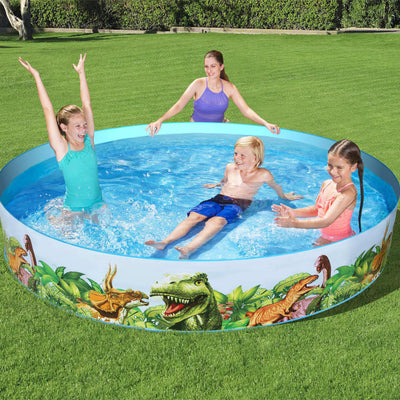 Bestway piscina di dinosauro riempimento