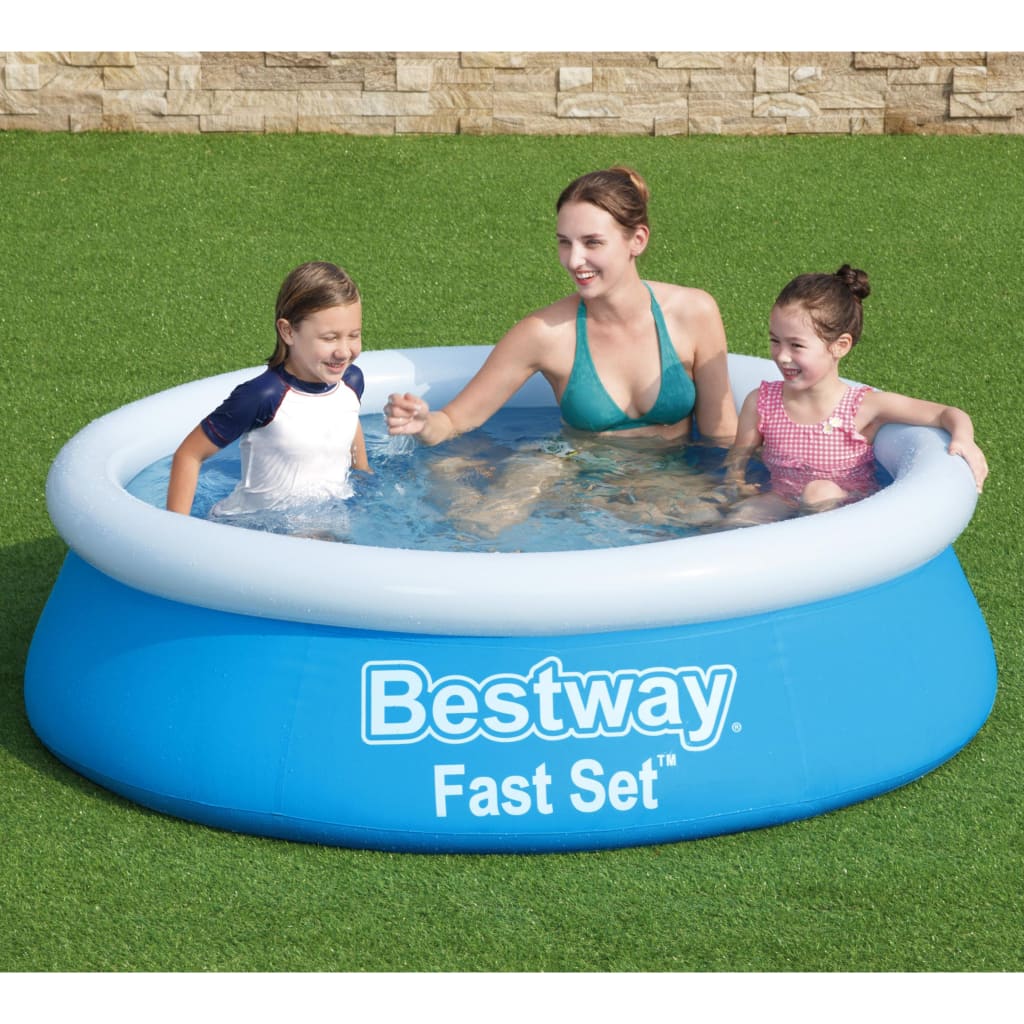 Bestway Fast Set Natavimming Pool Inflable alrededor de 183x51 cm Azul