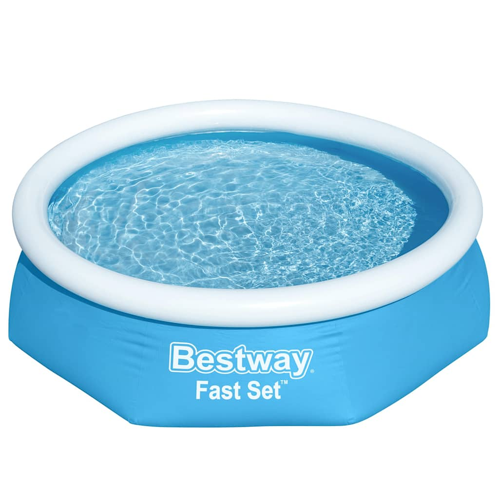 Bestway set veloce piscina gonfiabile intorno a 244x66 cm