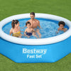 Bestway set veloce piscina gonfiabile intorno a 244x66 cm