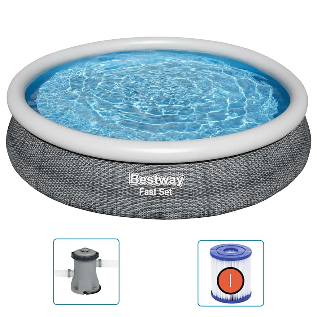 Bestway Pool impostata intorno a 366x76 cm