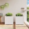 Vidaxl Fioterrs 2 PC CM Solid Pine White