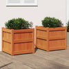 Vidaxl Plantadores 2 PC CM Pino Solid Pine Brown