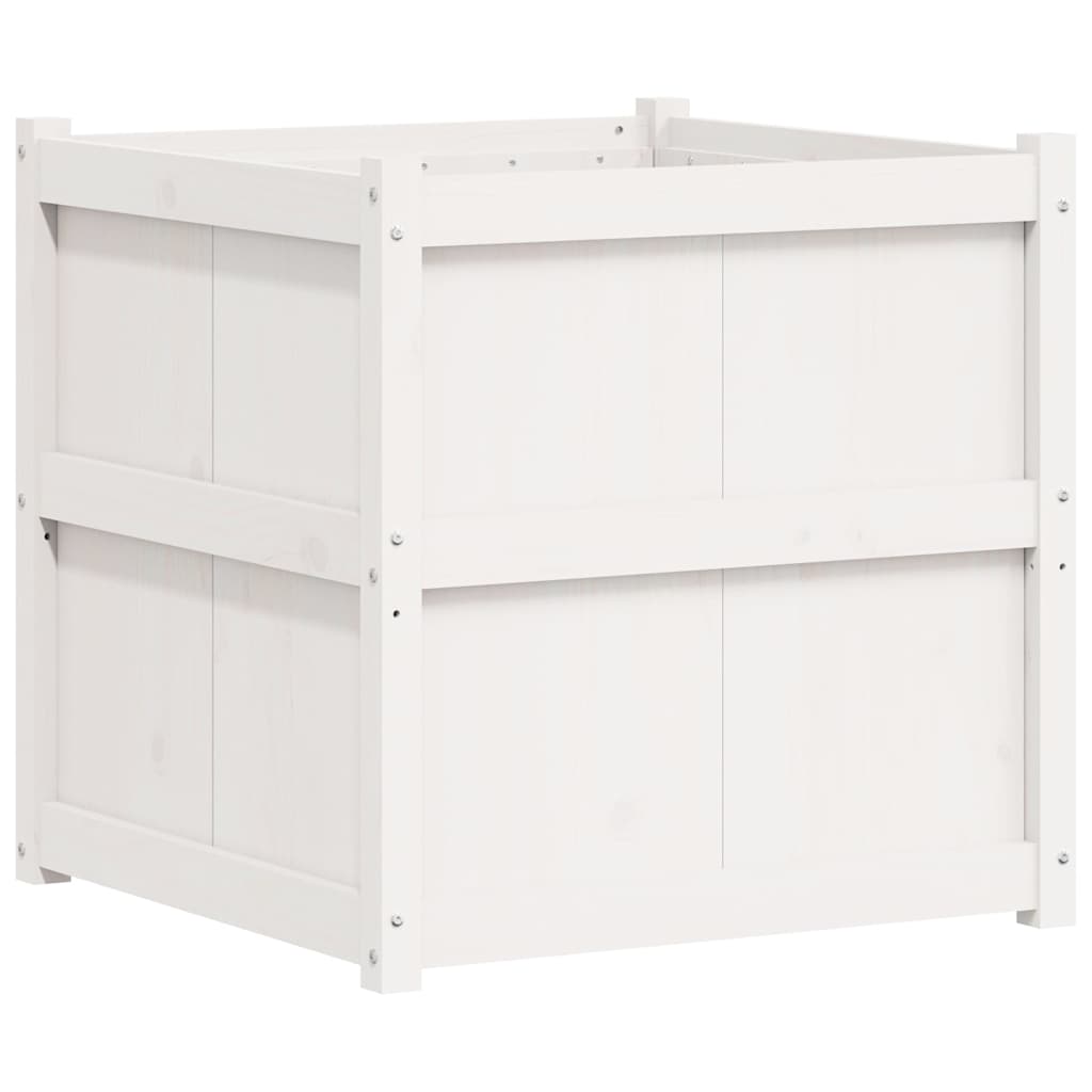 Casella di pianificazione Vidaxl 70x70x70 cm Pino solido